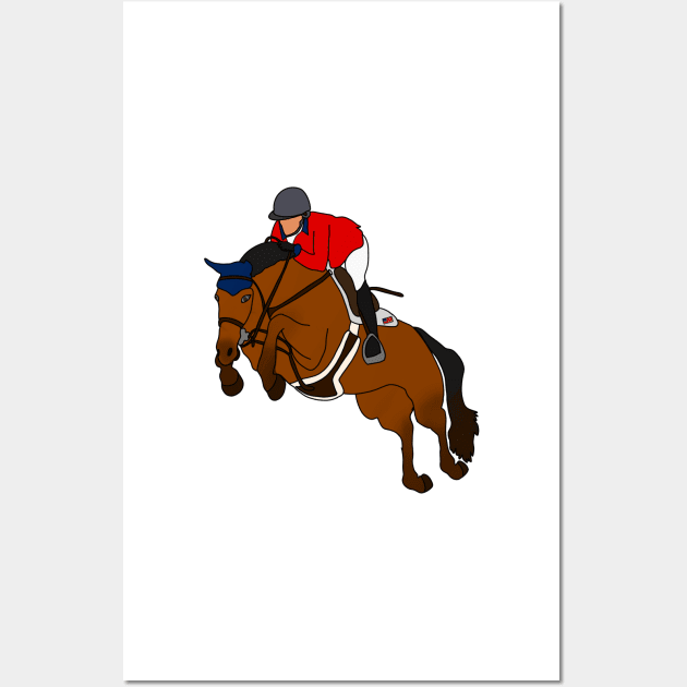 Jessica Springsteen and Don Juan Van de Donkhoeve Wall Art by GrellenDraws